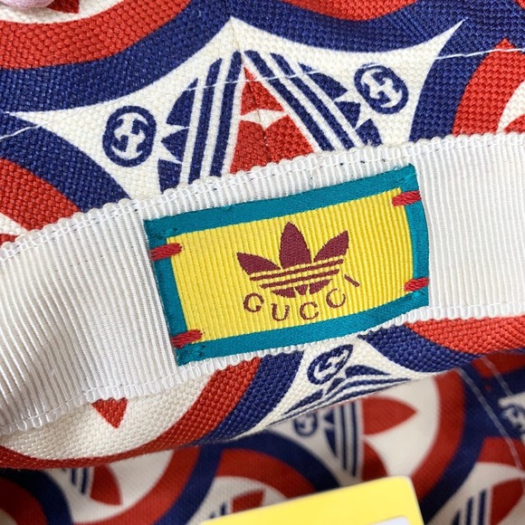 NWT Gucci x Adidas Bucket Hat Red/Blue Size M main image 3